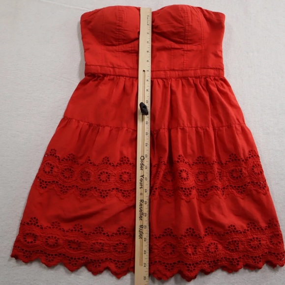 American Eagle outfitters Red/orange Sundress size 4 - Picture 7 of 7